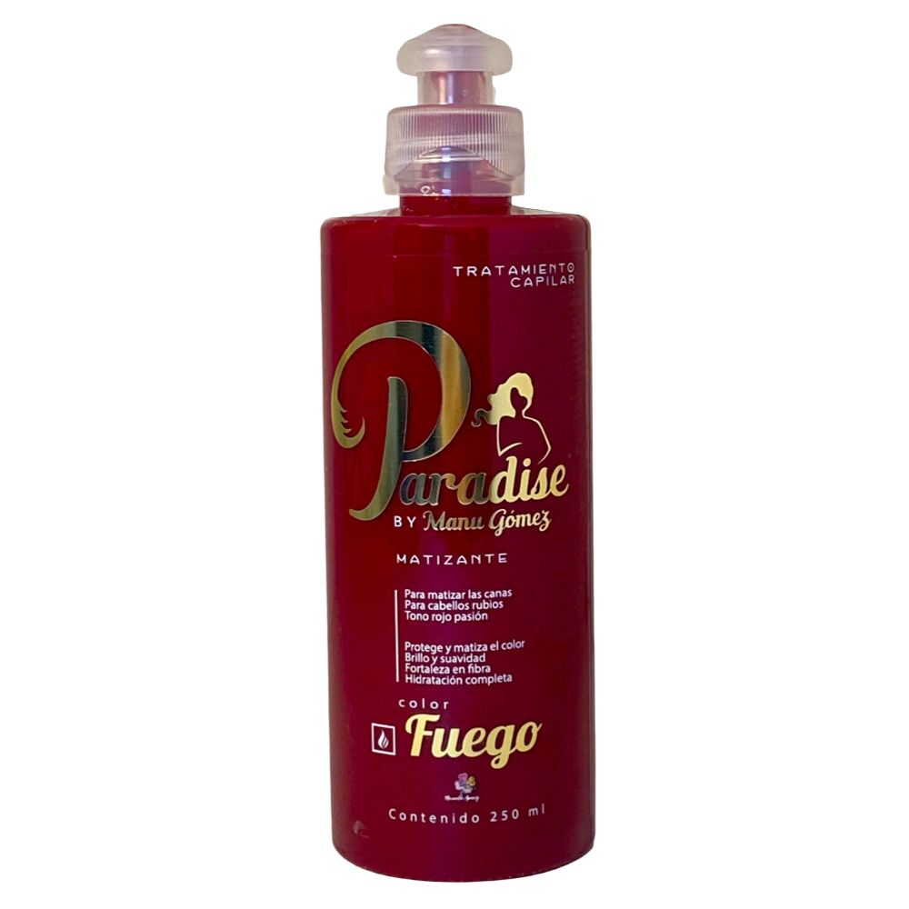 Rojo Matizante Fuego Paradise By Manuela Gomez 1 Litro