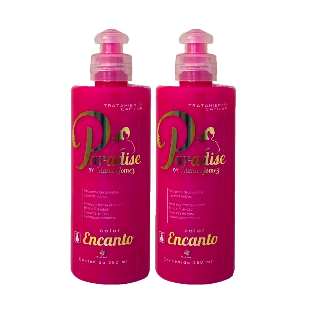 Rosado palo de rosa Matizantes Encanto Paradise By Manuela Gomez 250gr (2 Pack)