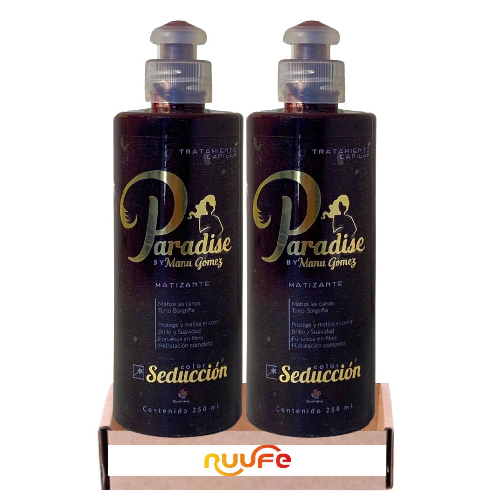 Rojo Borgona Matizantes Seduccion Paradise By Manuela Gomez  250gr (2 Pack)
