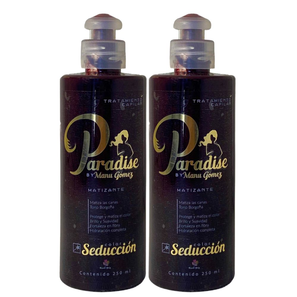 Rojo Borgona Matizantes Seduccion Paradise By Manuela Gomez  250gr (2 Pack)