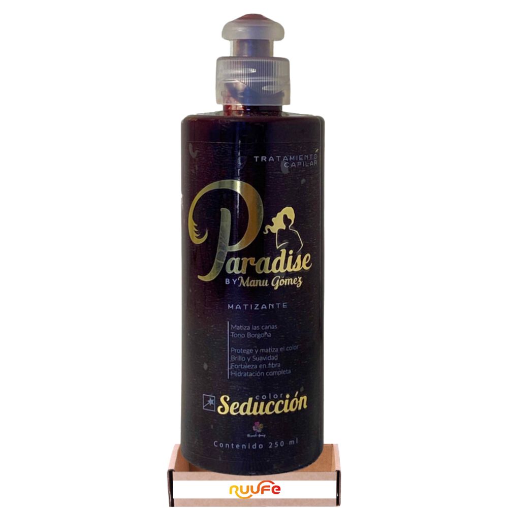 Rojo Borgona Matizante Seduccion Paradise By Manuela Gomez 250gr