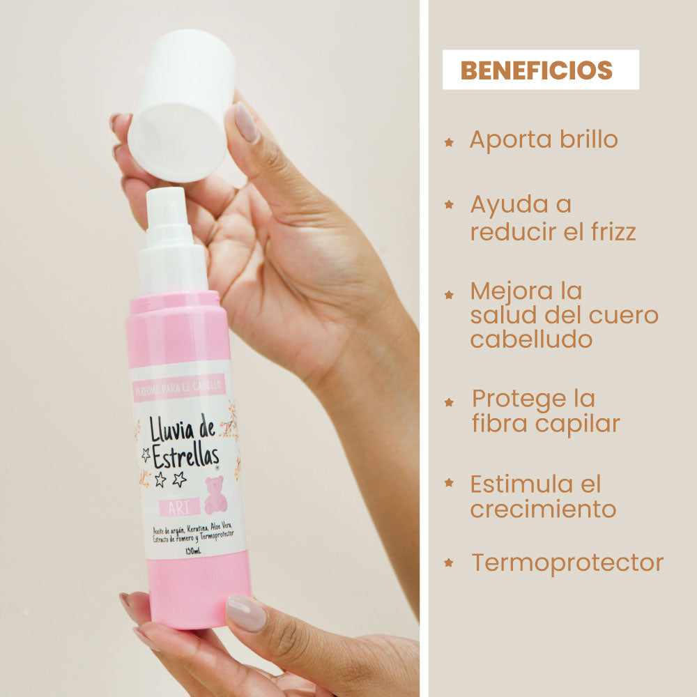 LLUVIA DE ESTRELALS PERFUME PARA EL CABELLO ARI x 105ml