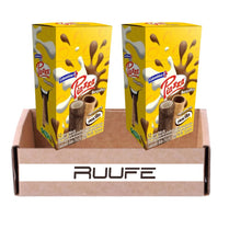 Barquillos Wafer Sticks with Nucita Cream (Pack of 2) Creamy sweet Colombian snacks dulce colombiano mekato colombiano