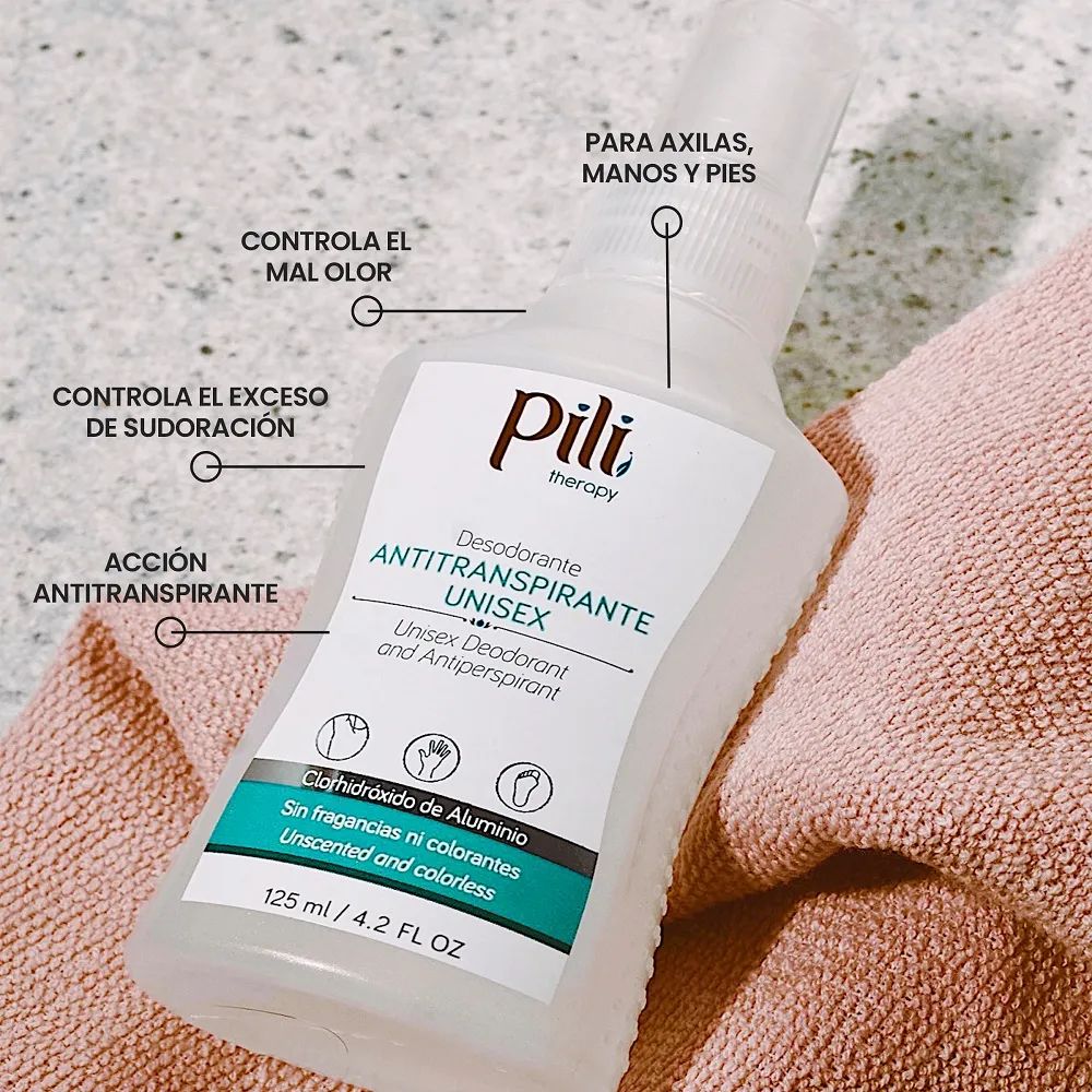 Pili Unisex Antiperspirant Deodorant 125mL