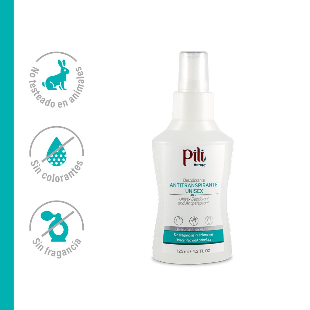 Pili Unisex Antiperspirant Deodorant 125mL