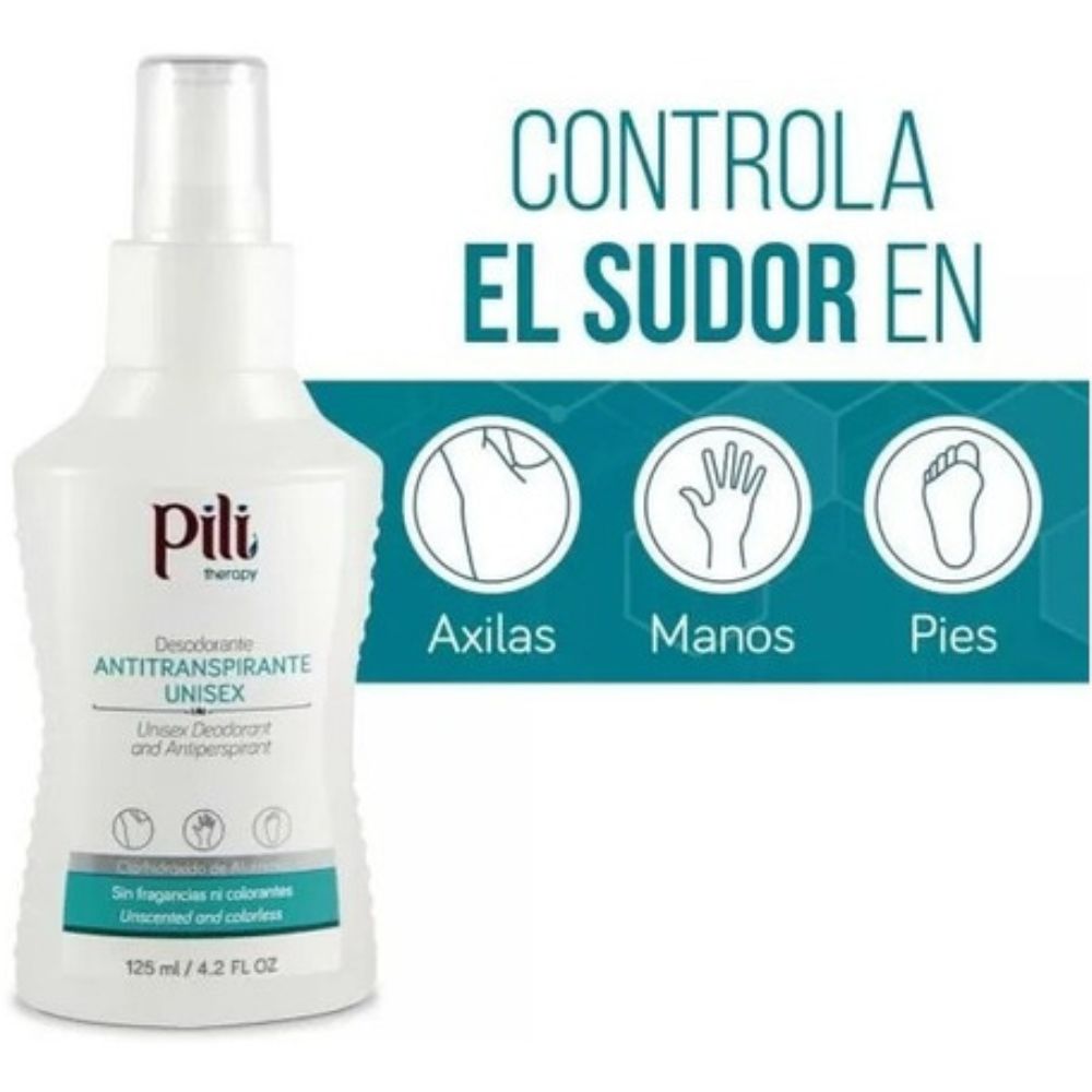 Pili Unisex Antiperspirant Deodorant 125mL