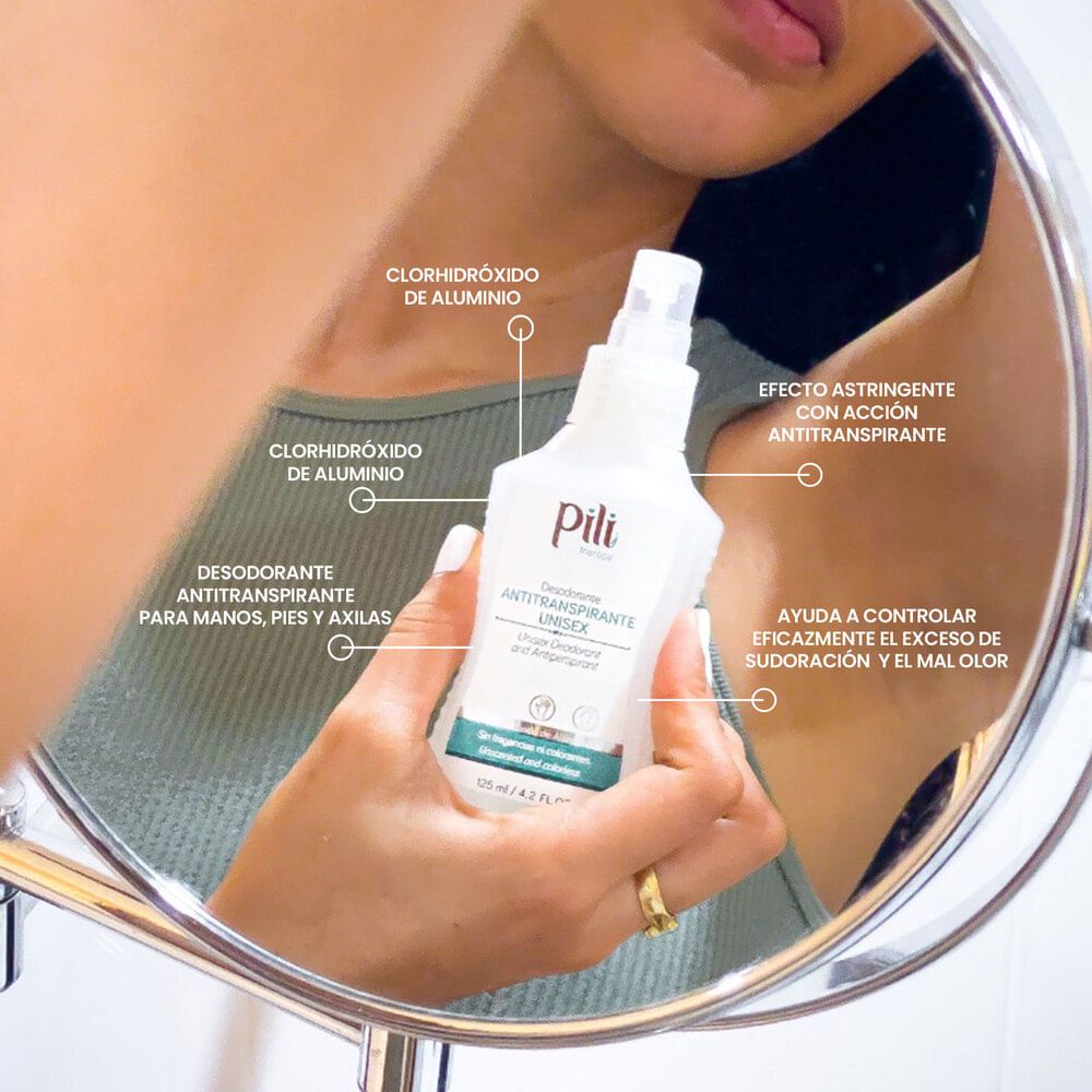 Pili Unisex Antiperspirant Deodorant 125mL