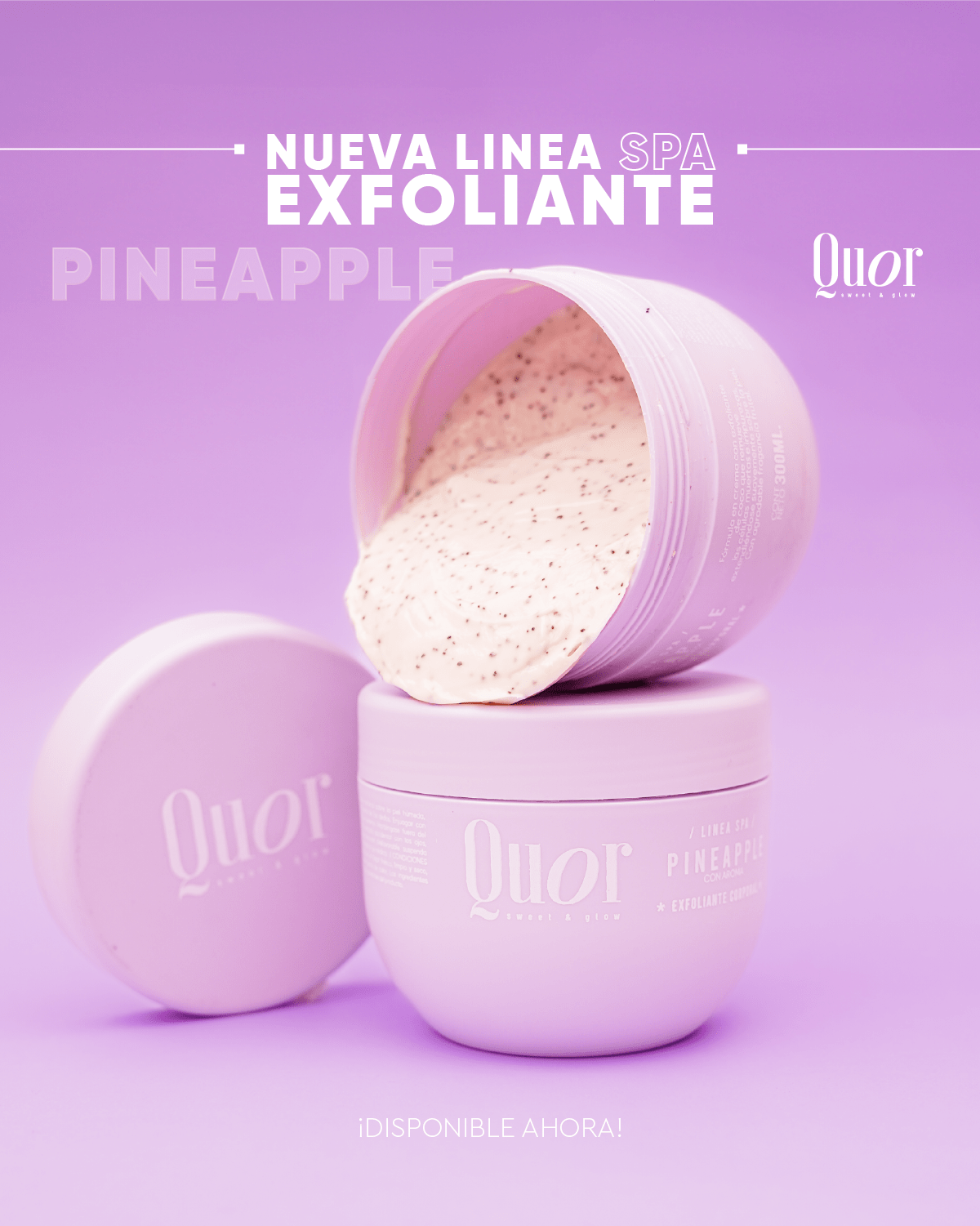 Quor Exfoliante Corporal: Pineapple 300ml