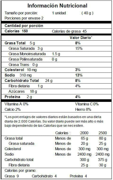 Ponque De Chocolate Pinguino Marinela x2 unid (80 gr)