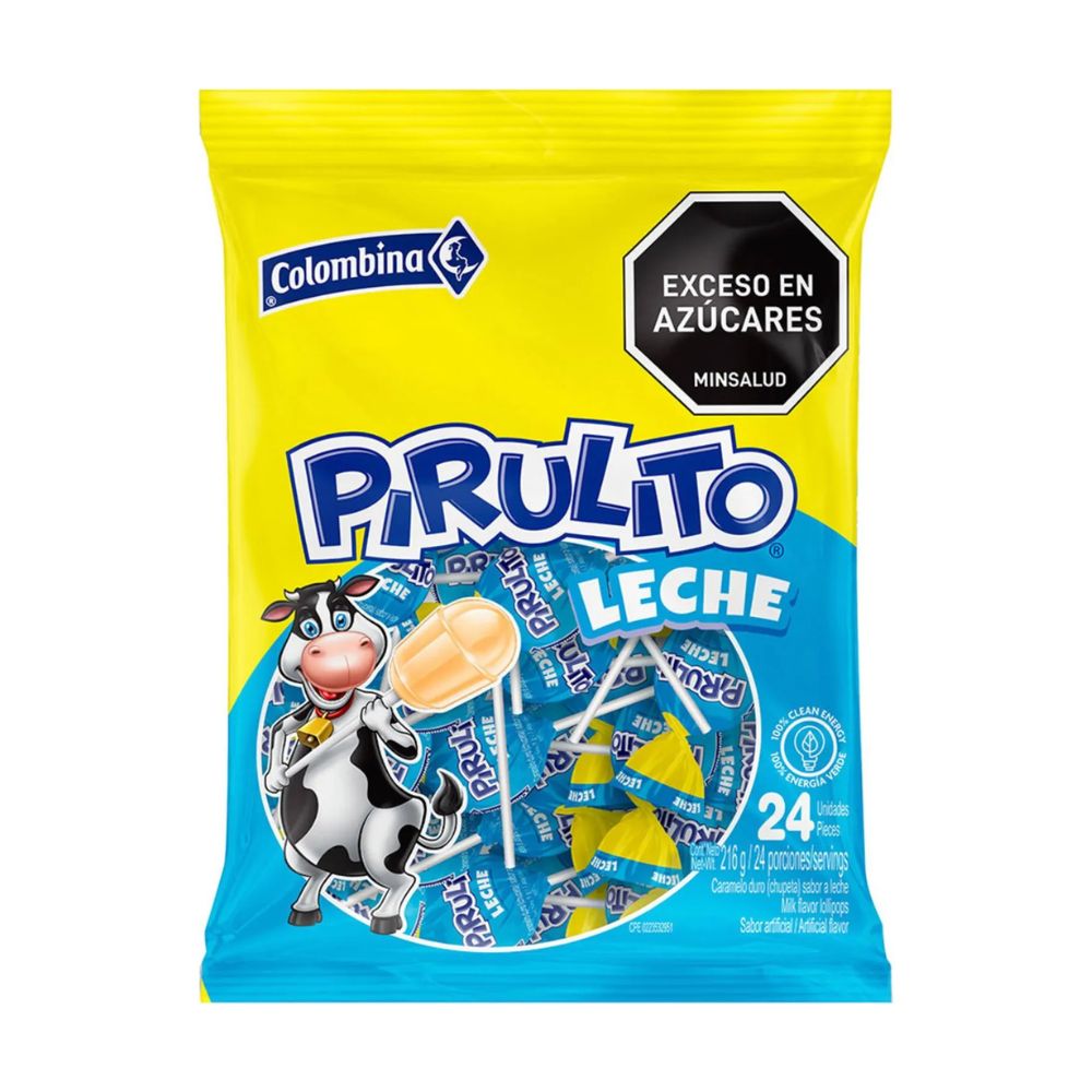 PIRULITO DE LECHE 24 UND x 216GR