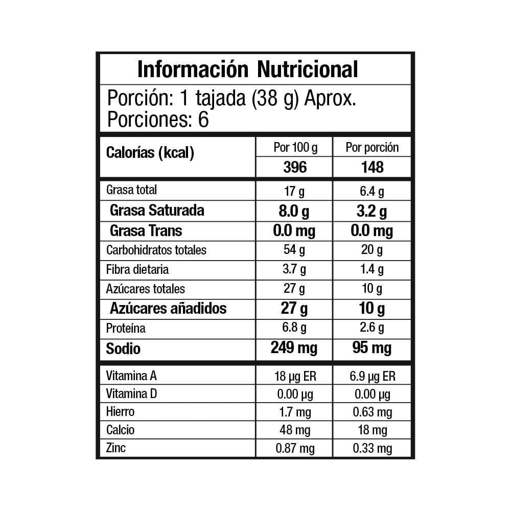 Chocolate Ramo Ponque x 230gr food 