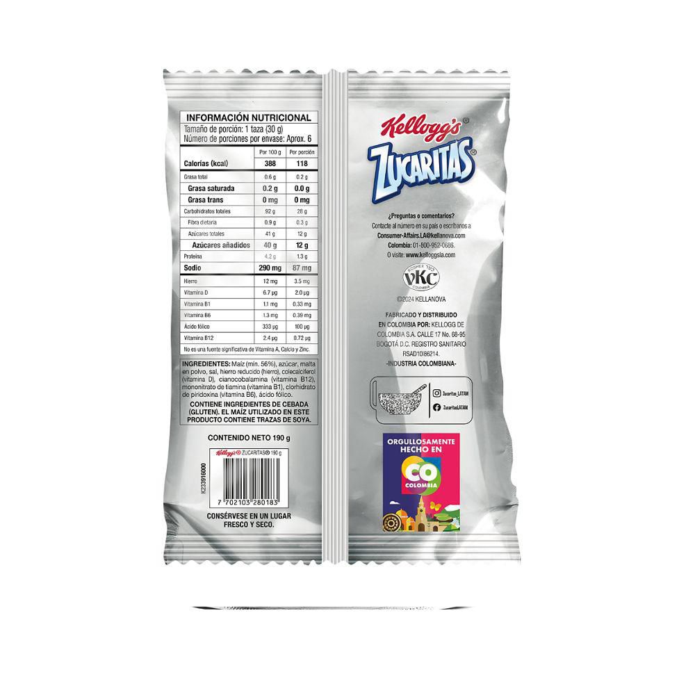 Zucaritas Cereal Original 190 gr