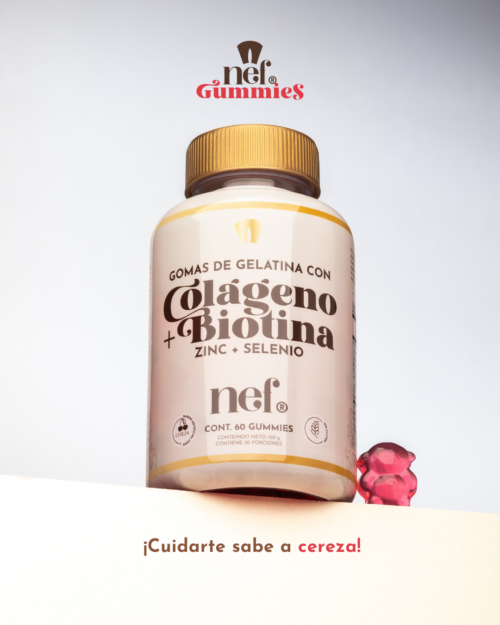 NEF Gummies - NEF Gomas con Colageno y Biotina 150gr x 60unid
