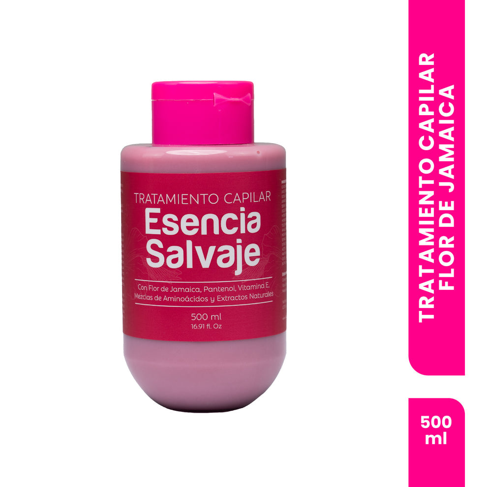 DESCUENTO - Esencia Salvaje Tratamiento capilar con Flor de Jamaica x 500ml
