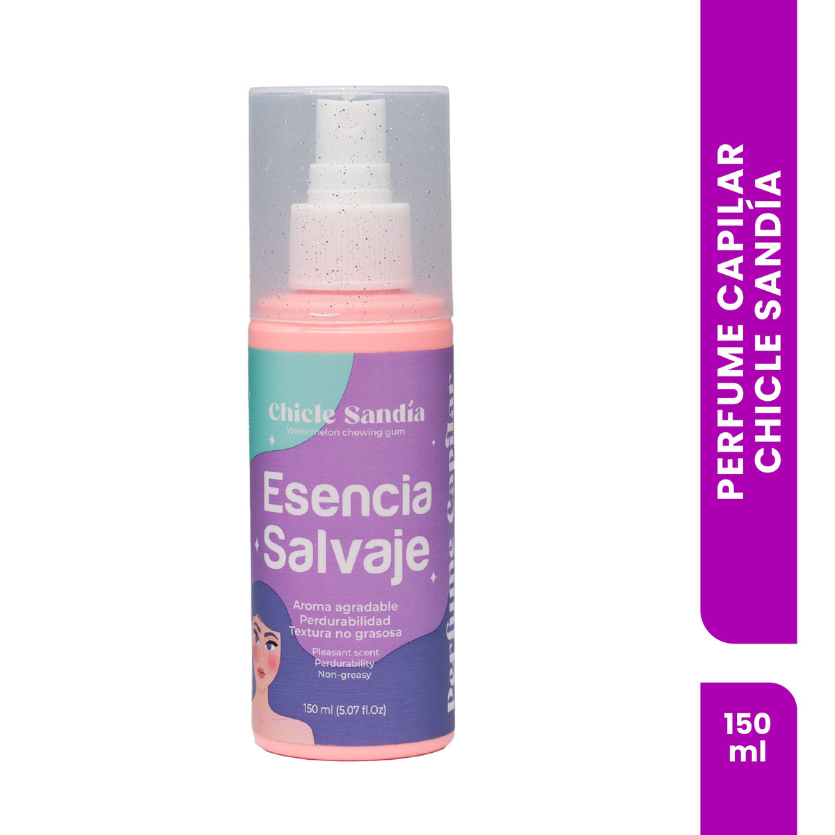 Fruto Salvaje Perfume Capilar Esencia Salvaje Chicle- Sandia x 150ml