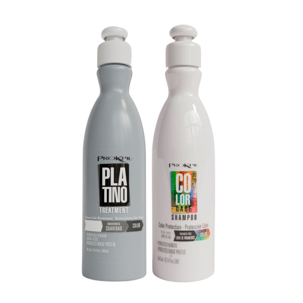 Prokpil Tratamiento Platino y Prokpil Shampoo Color Care 300mL (2 Pack) Fulfillment
