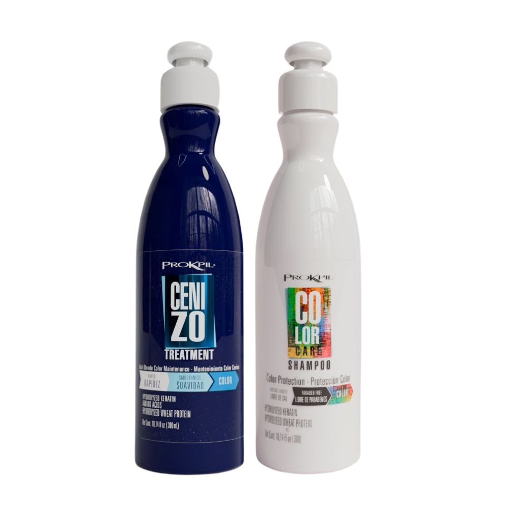 Prokpil Tratamiento Cenizo y Shampoo Color Care 300mL (2 Pack) Fulfillment