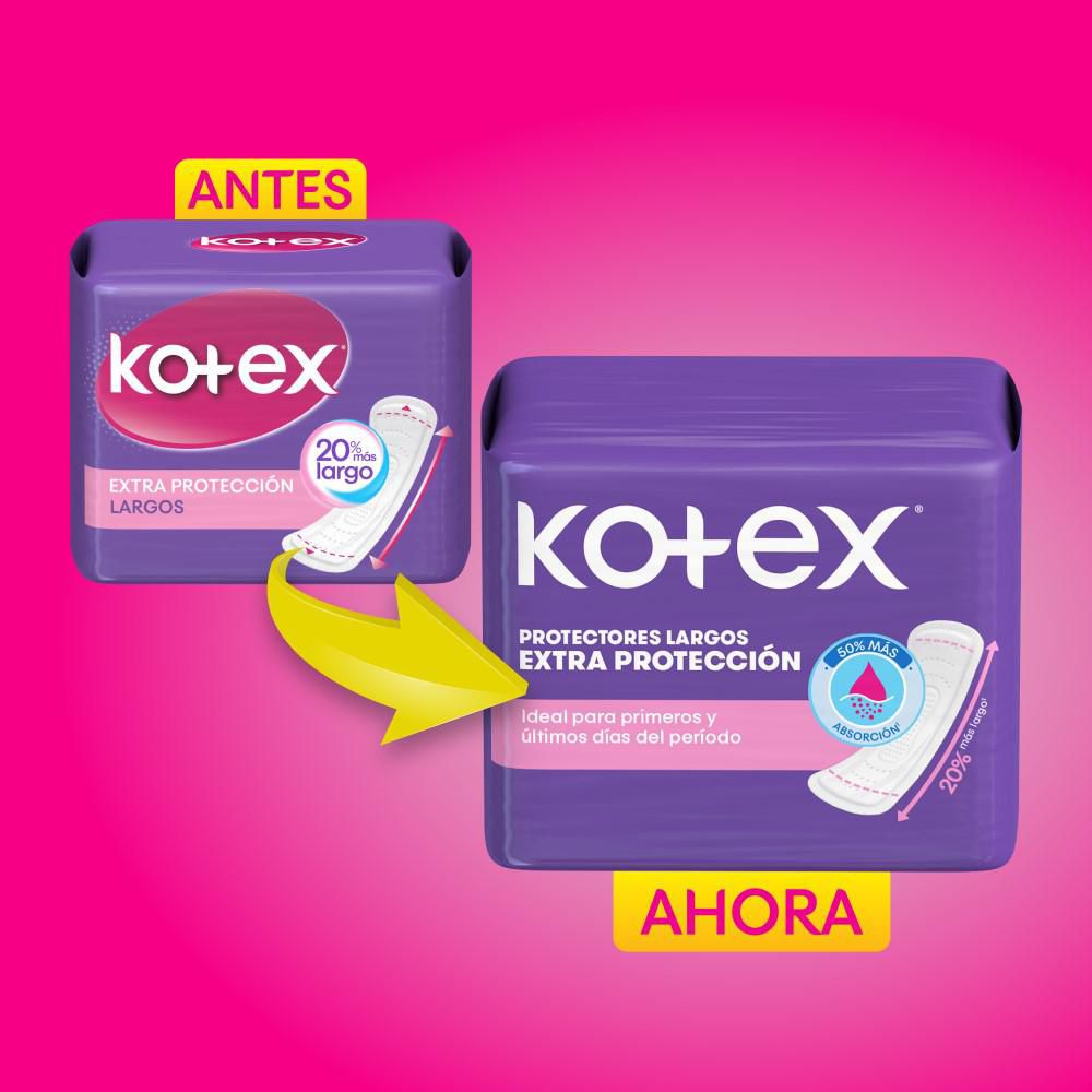 Kotex Protectores diarios Largos (120  und)
