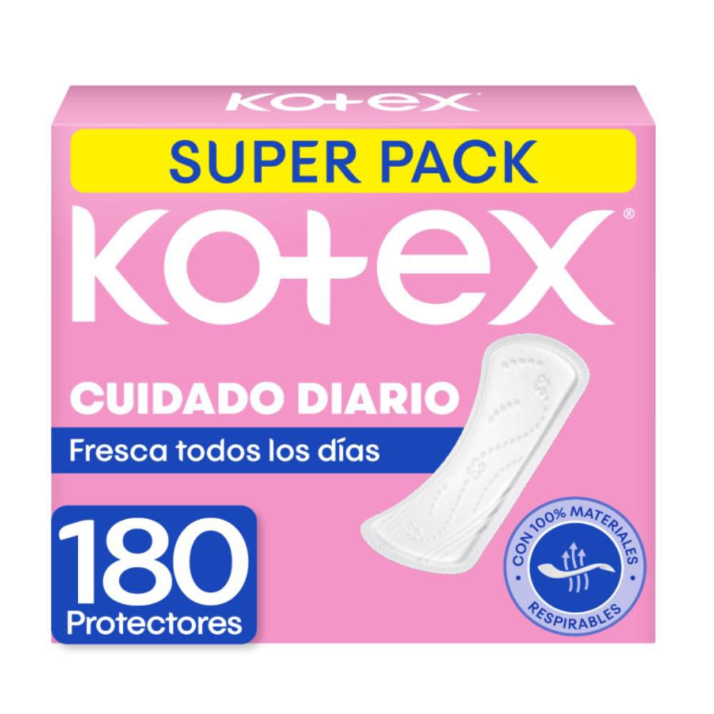 Kotex Protectores Cuidado diario (180  und)