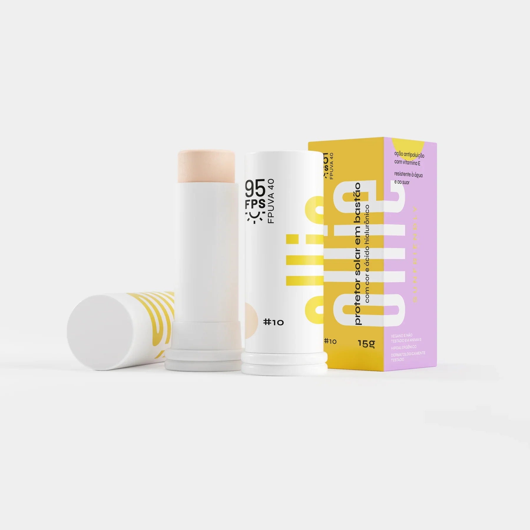 Ollie Protector Solar en Barra Con Color FPS 95