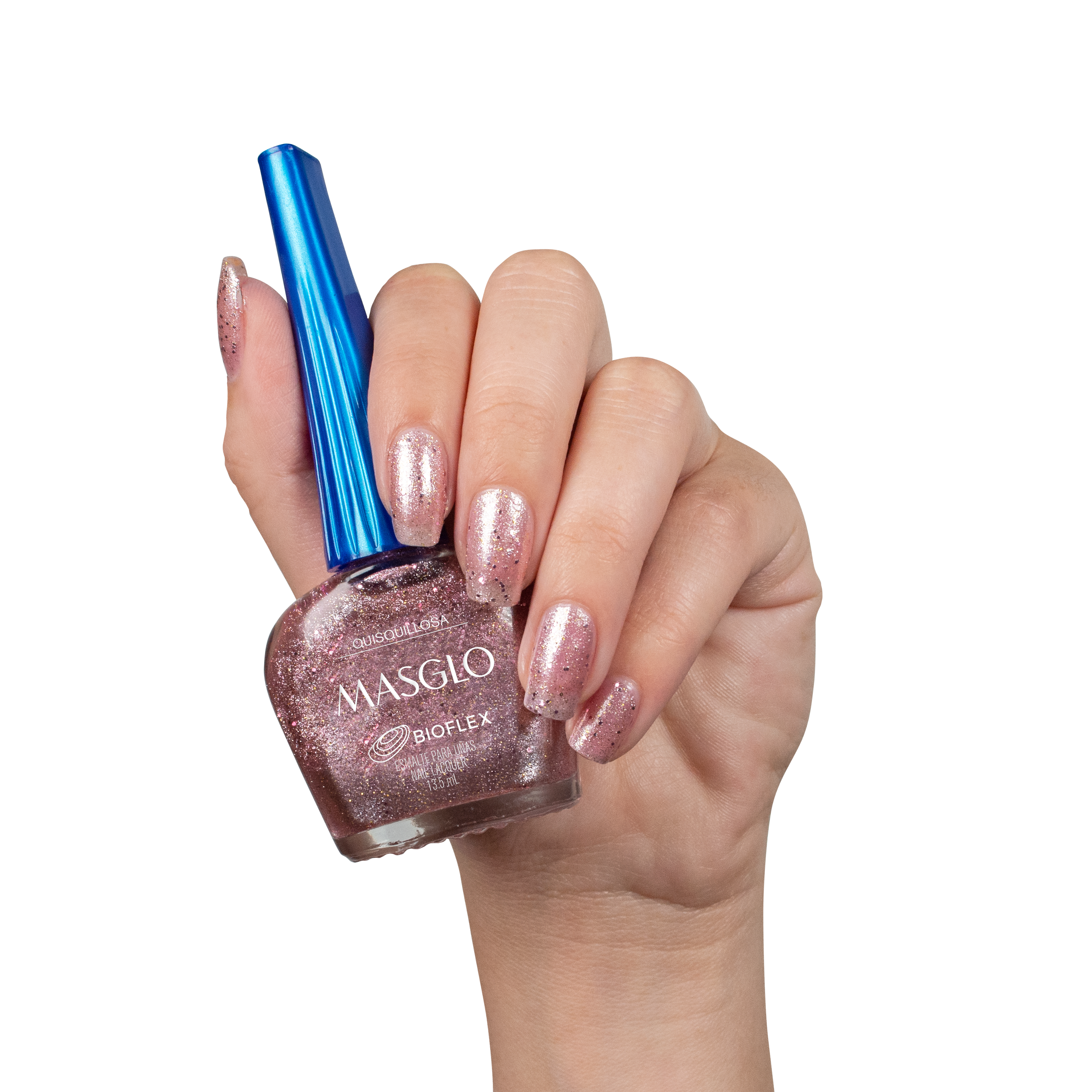 QUISQUILLOSA - MASGLO TRADITIONAL PEARL NAIL POLISH 13.5 ML - PINK RANGE