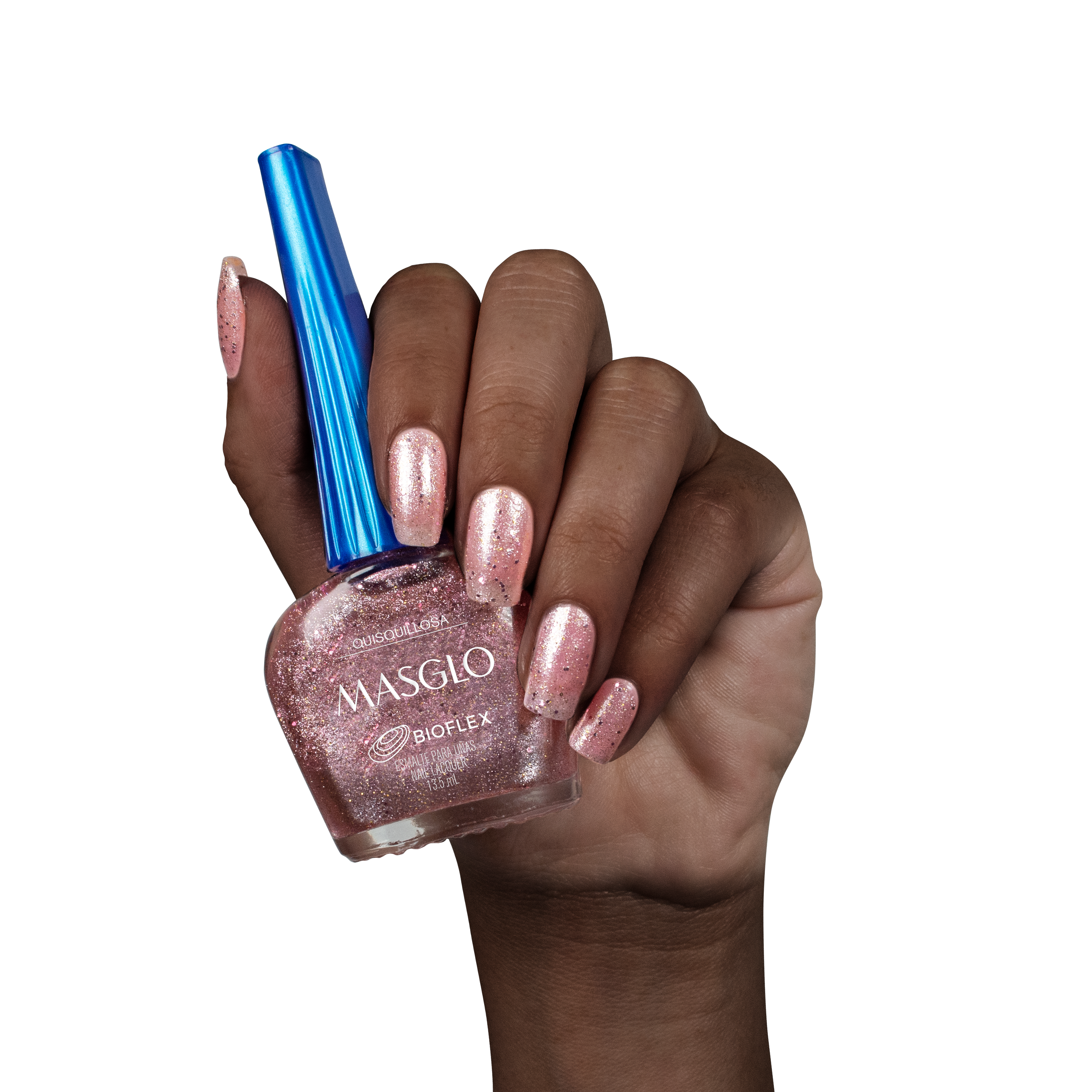 QUISQUILLOSA - MASGLO TRADITIONAL PEARL NAIL POLISH 13.5 ML - PINK RANGE