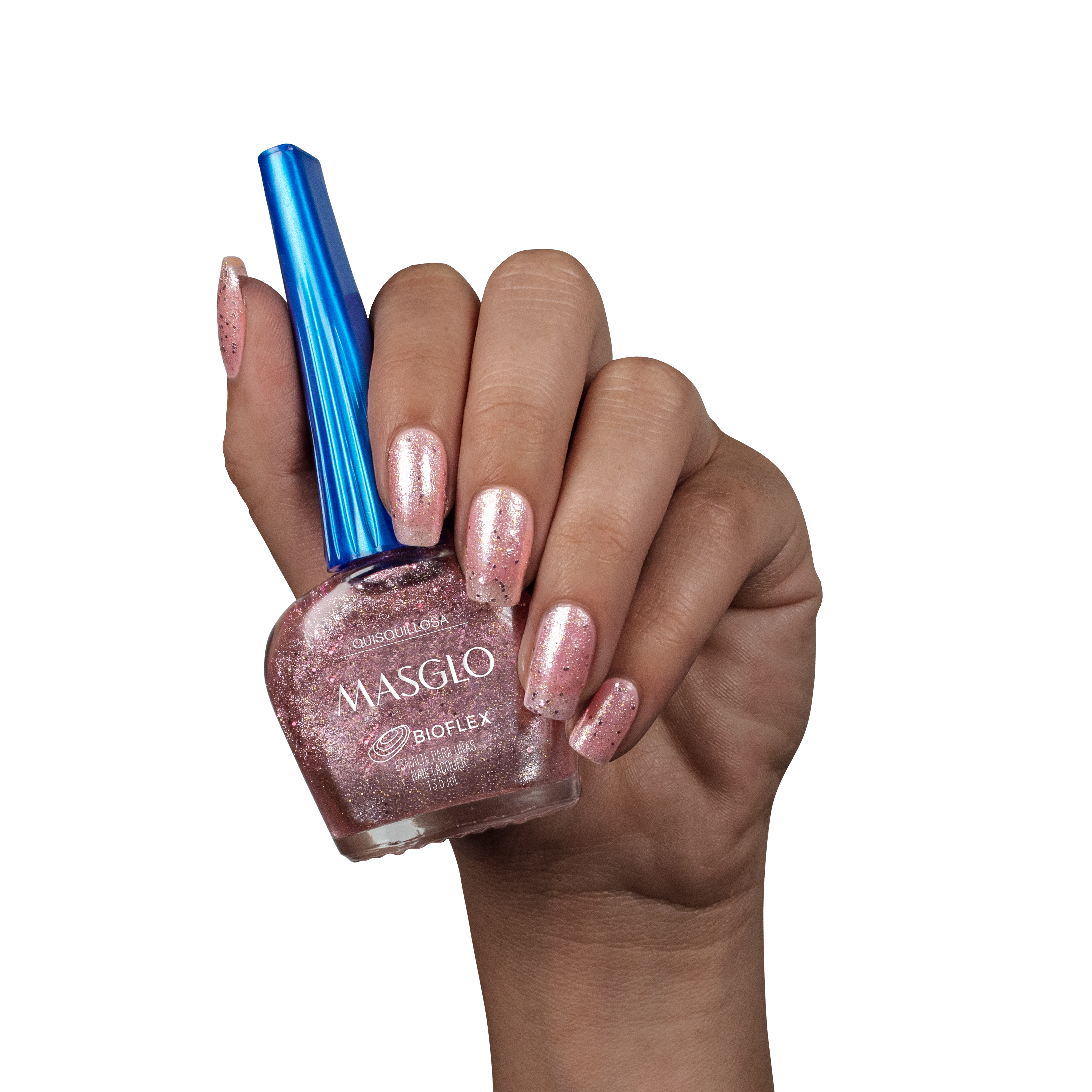 QUISQUILLOSA - ESMALTE TRADICIONAL PERLADO MASGLO 13,5 ML - GAMA ROSADO