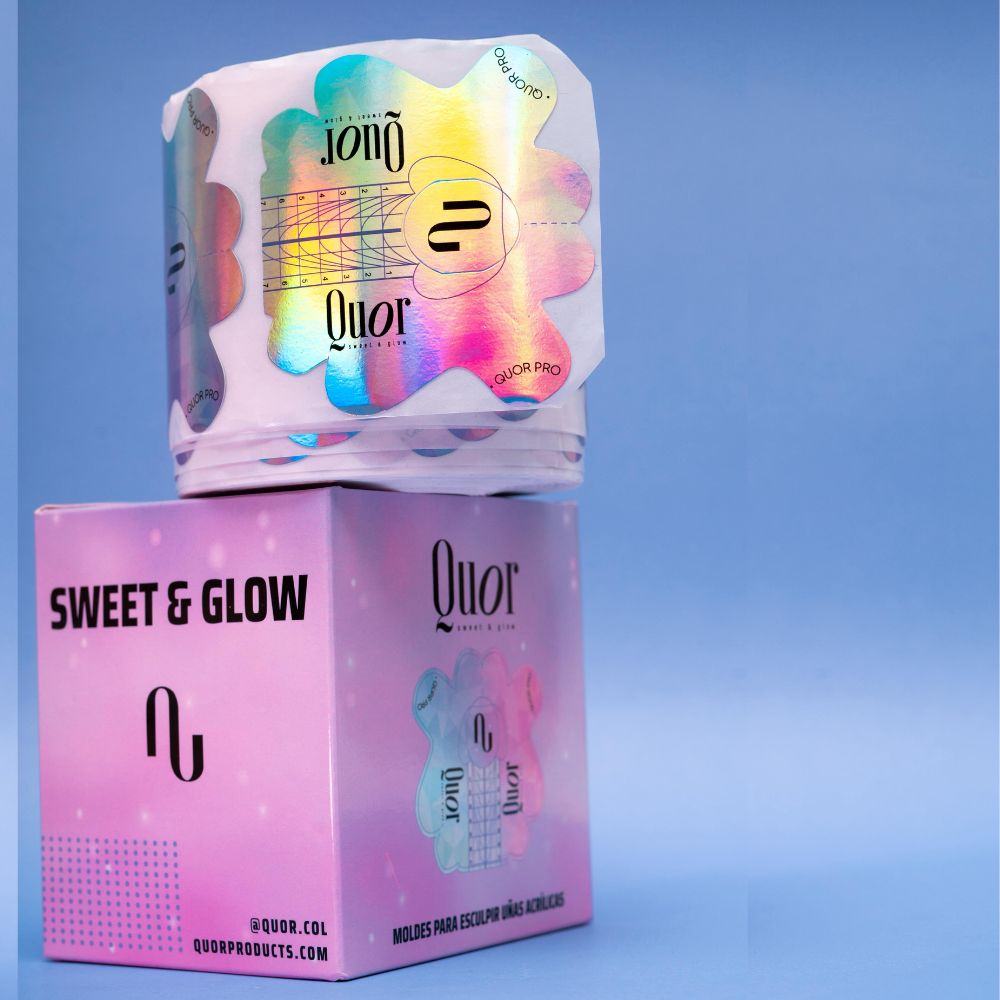 Quor Moldes para esculpir uñas 300 pcs