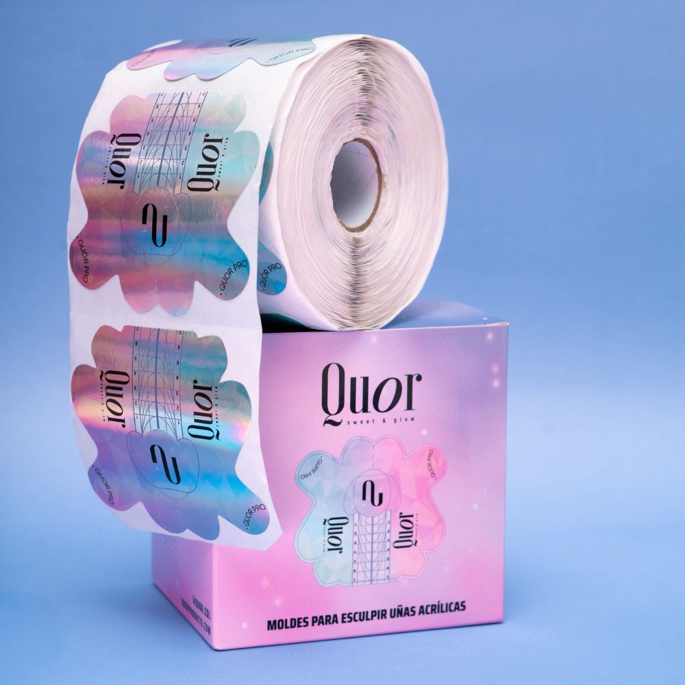 Quor Moldes para esculpir uñas 300 pcs