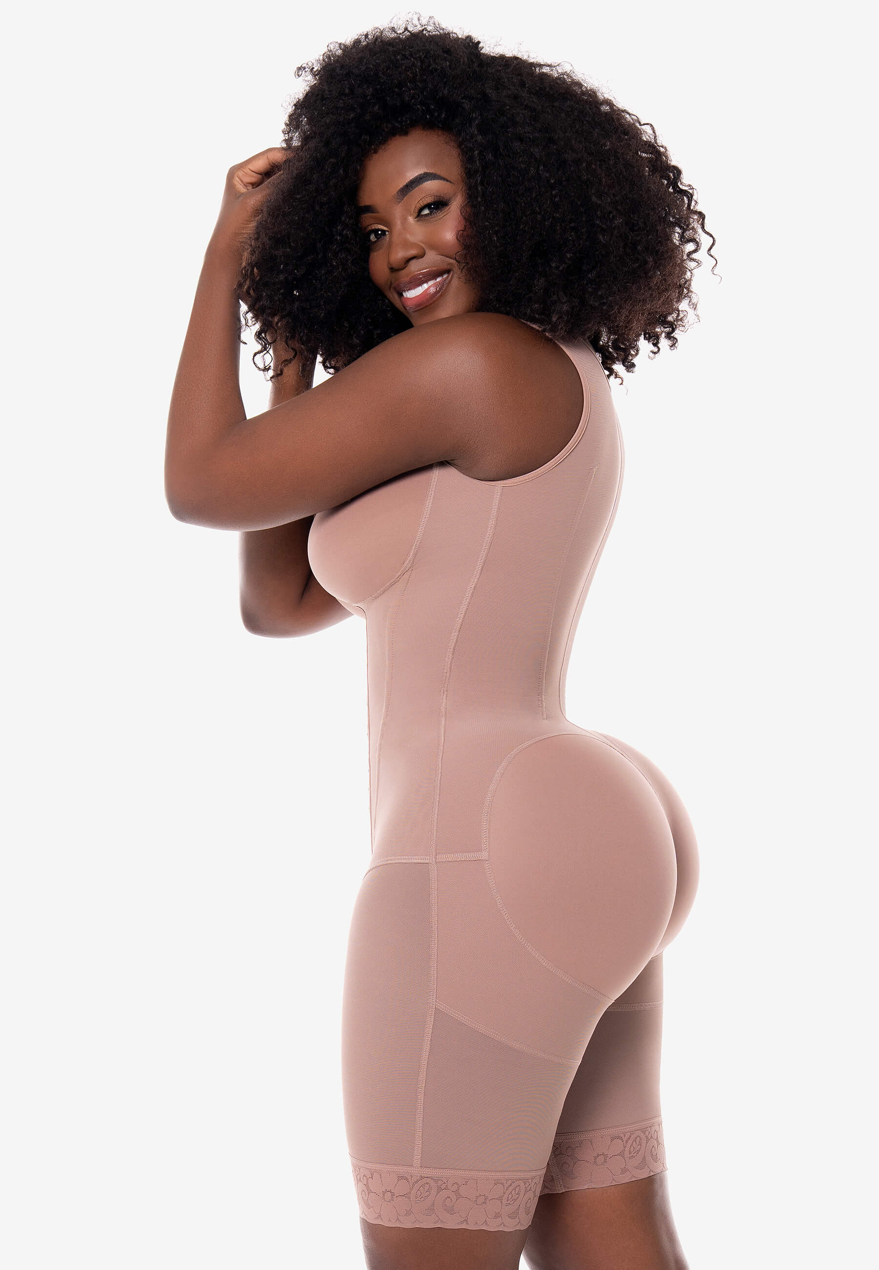 MariaE Faja reloj de arena con bra Amatista y broches medio muslo | FJ001RA