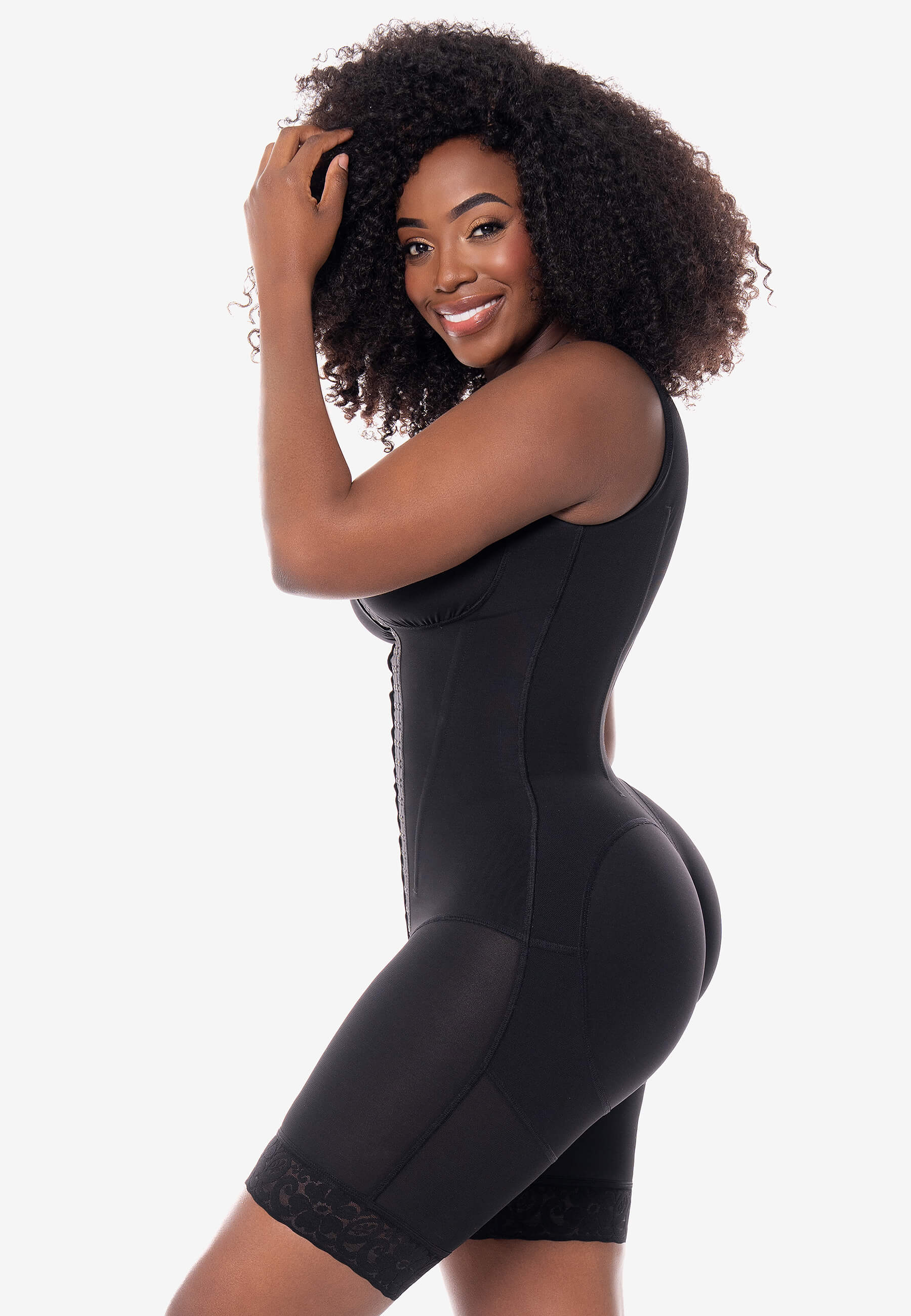 MariaE Faja reloj de arena con bra Amatista y broches medio muslo | FJ001RA