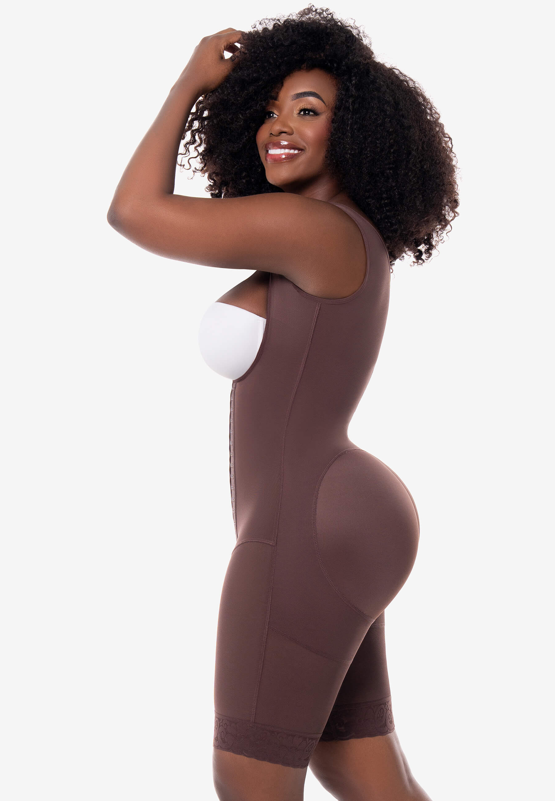 MariaE Faja reloj de arena Agata con broches medio muslo | FJ005RA