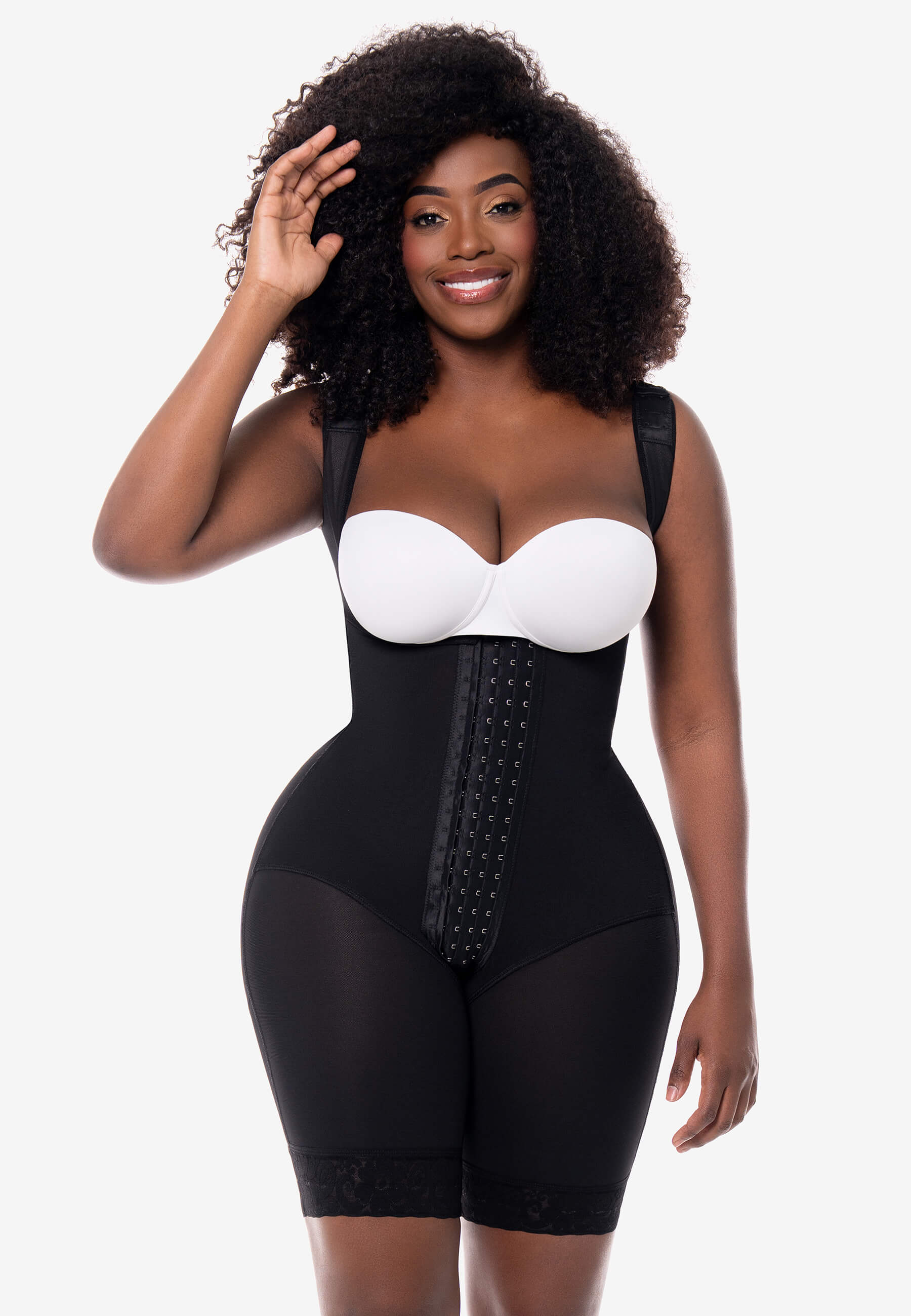 MariaE Faja reloj de arena Agata con broches medio muslo | FJ005RA