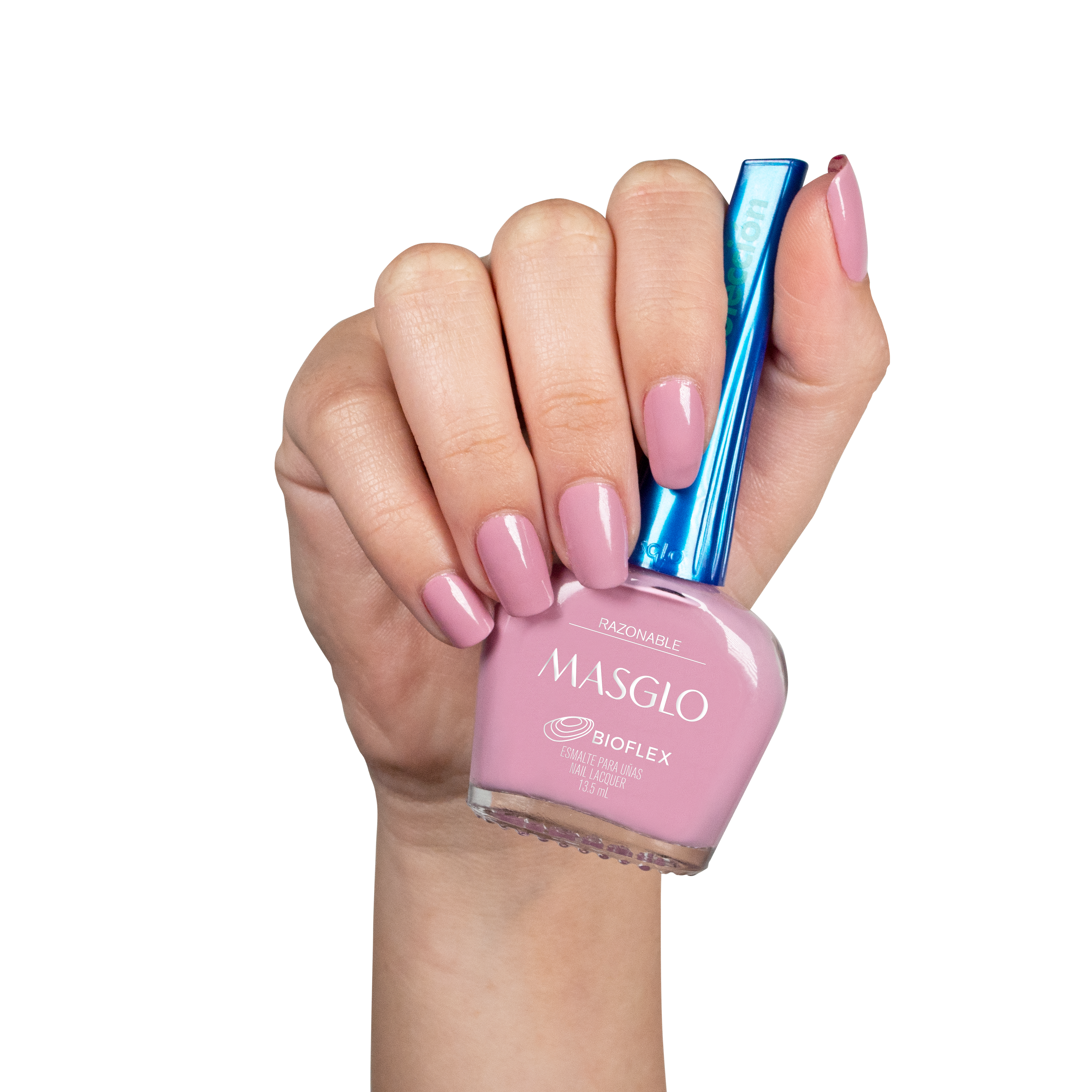 RAZONABLE - ESMALTE TRADICIONAL CREMOSO MASGLO 13,5 ML - GAMA ROSADO