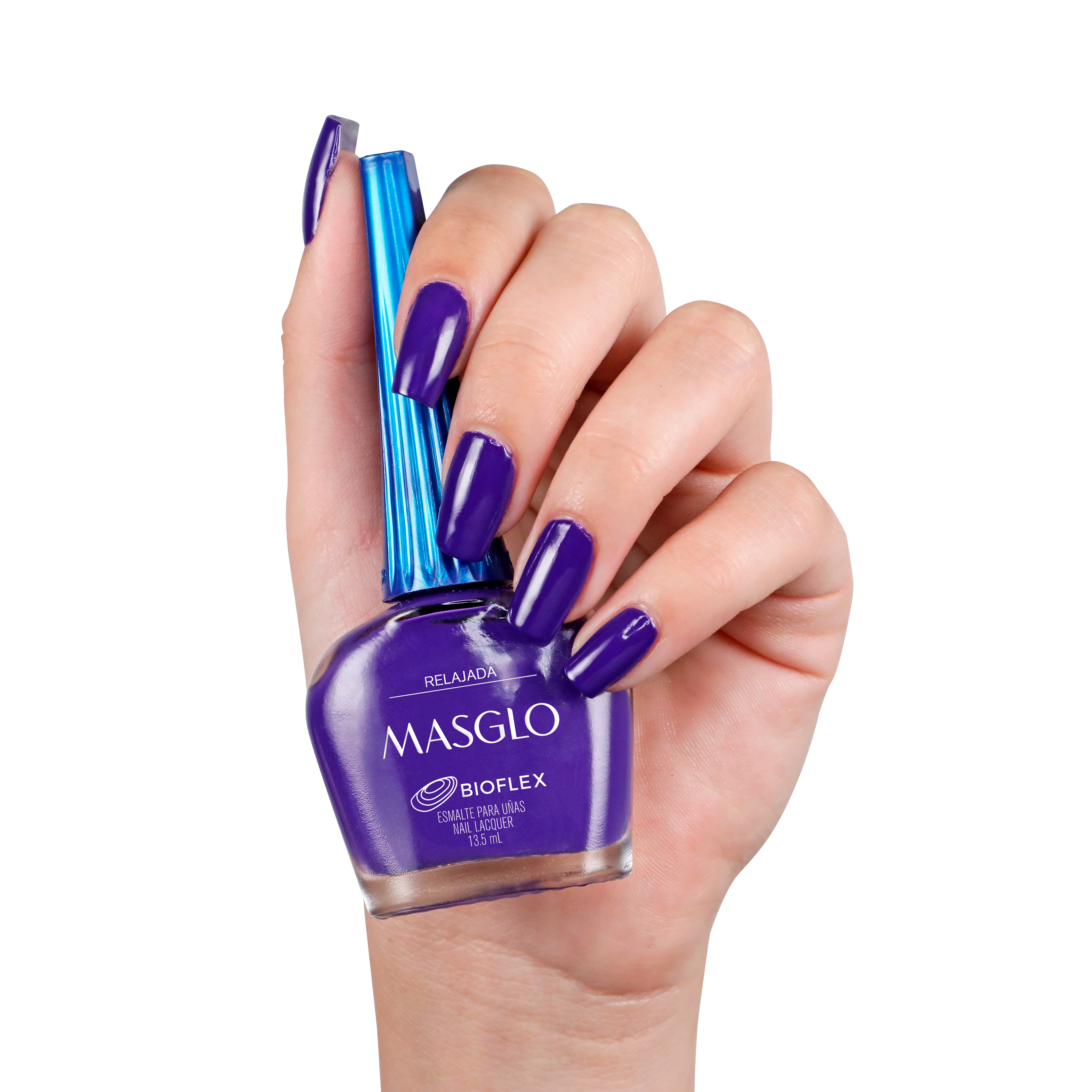RELAJADA - ESMALTE TRADICIONAL CREMOSO MASGLO 13,5 ML - GAMA MORADO