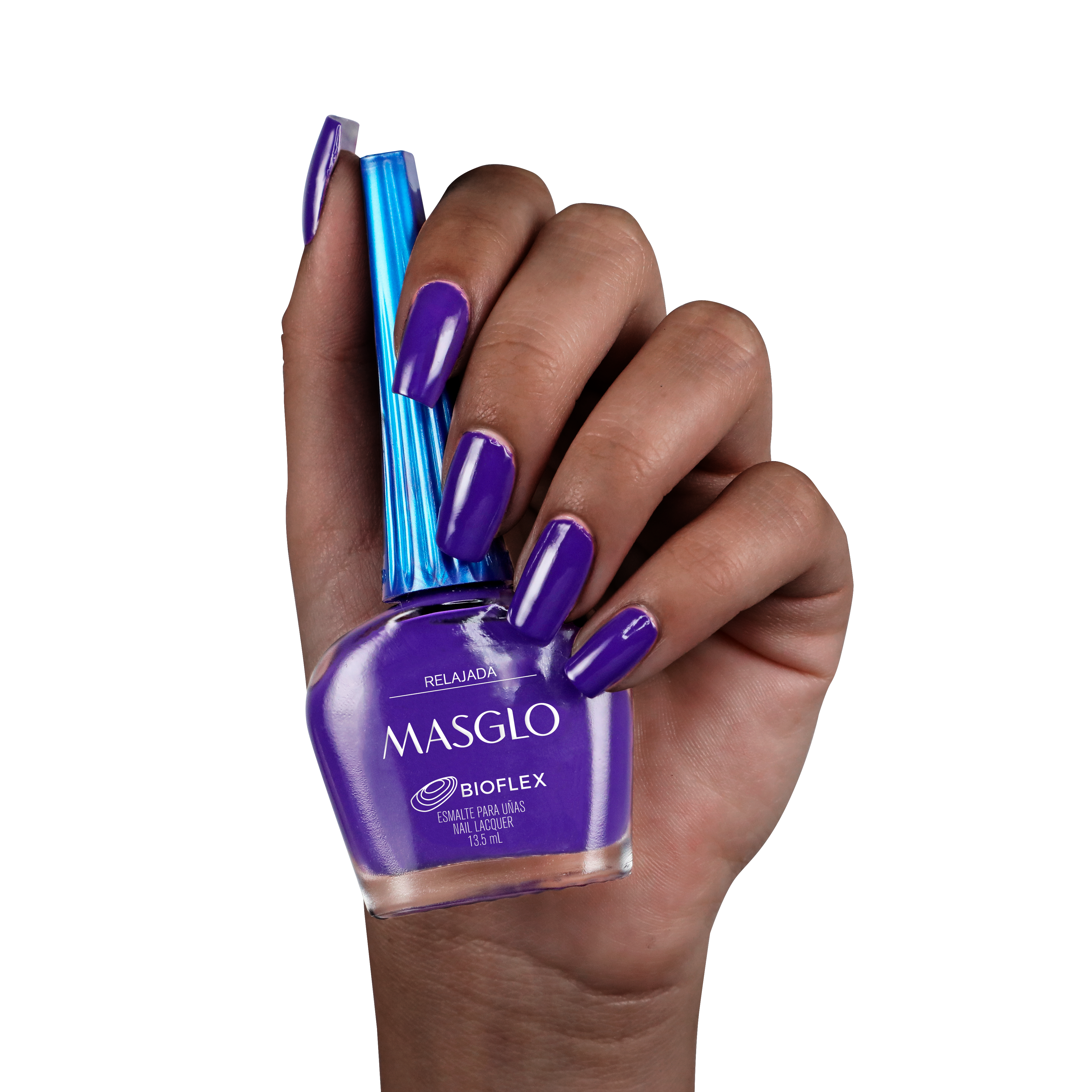 RELAJADA - ESMALTE TRADICIONAL CREMOSO MASGLO 13,5 ML - GAMA MORADO