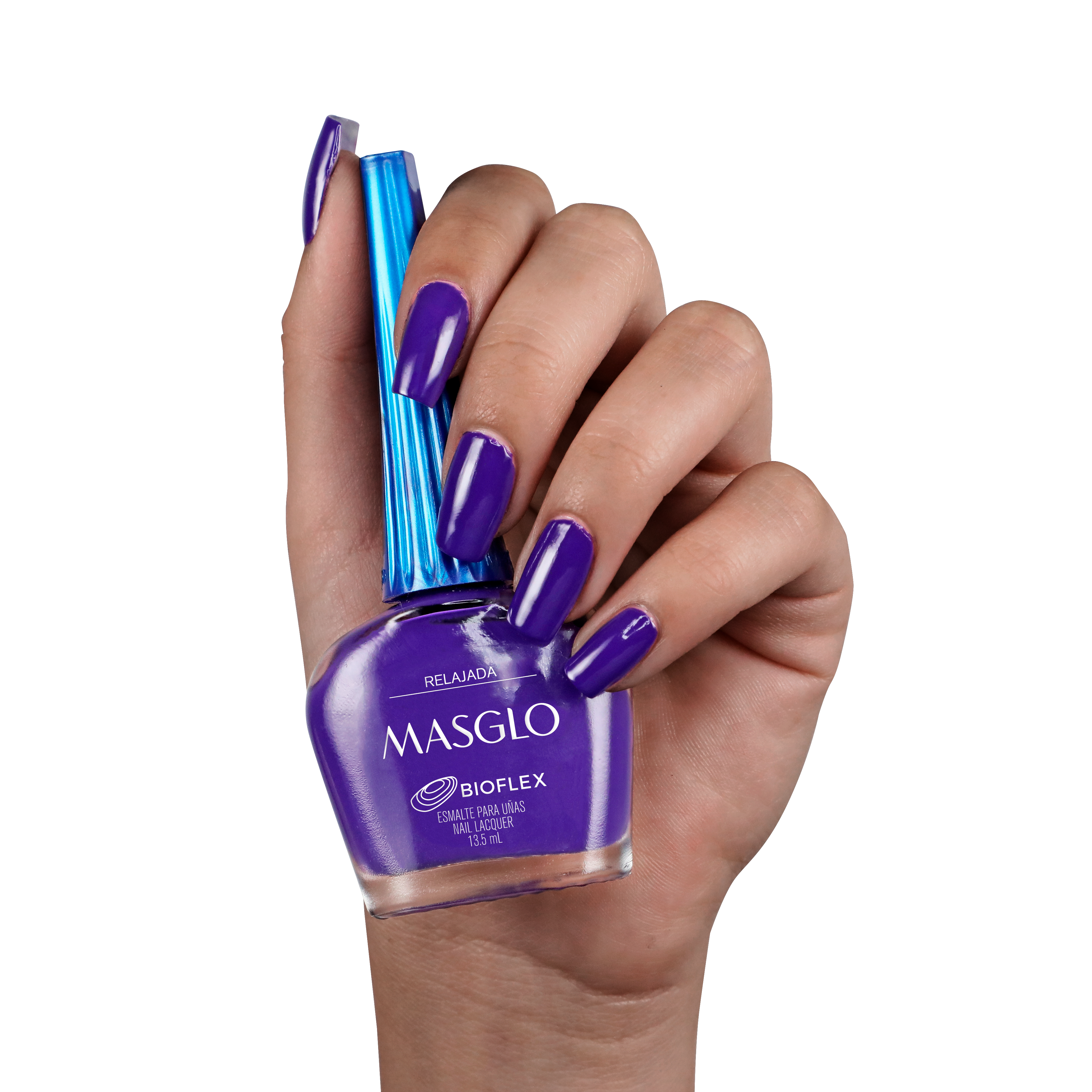 RELAJADA - ESMALTE TRADICIONAL CREMOSO MASGLO 13,5 ML - GAMA MORADO