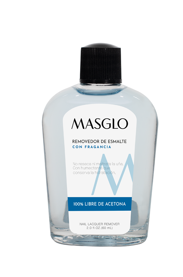 MASGLO TRADITIONAL NAIL POLISH REMOVER WITH BLUE FRAGRANCE 60 ML