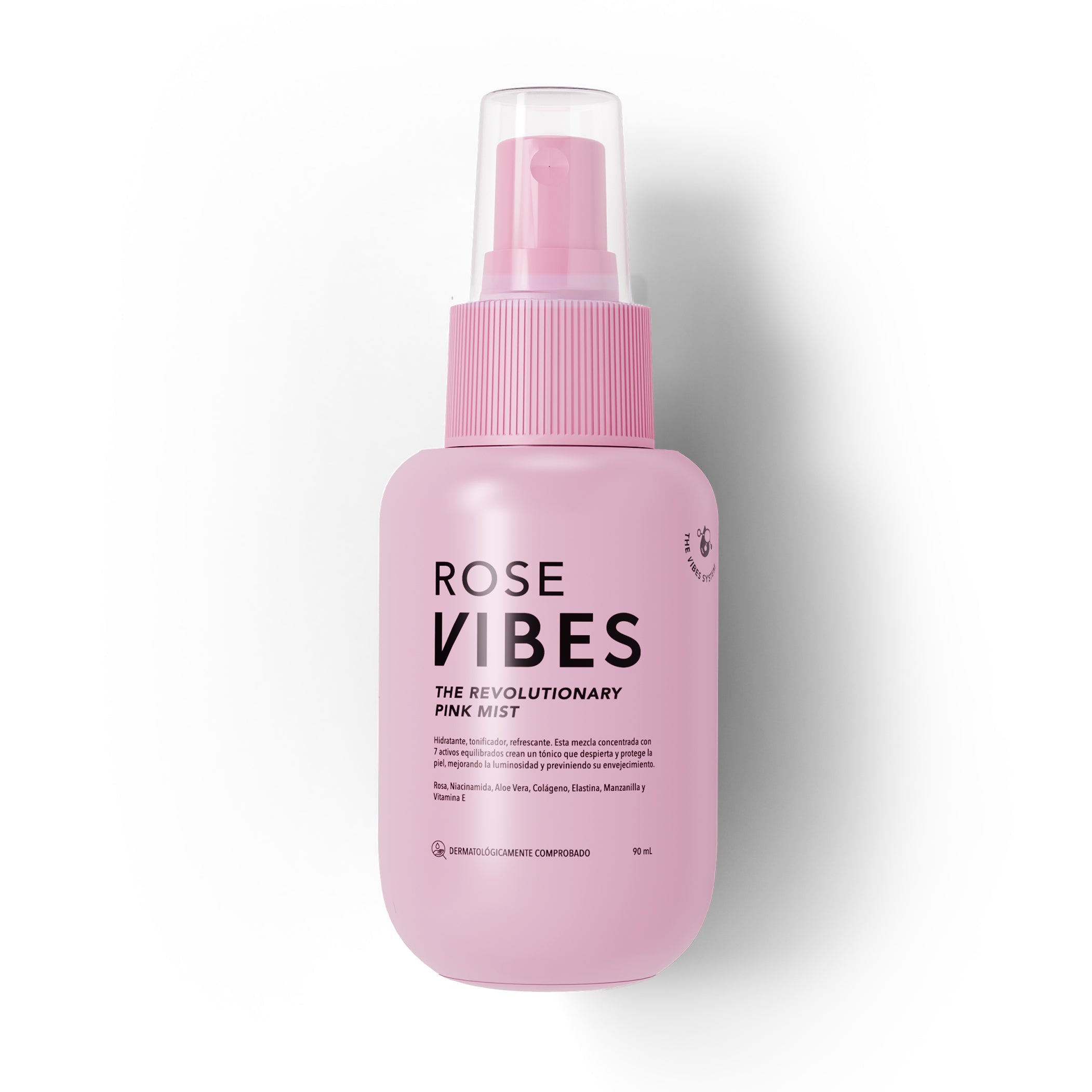 VIBES TONICO FACIAL ROSE VIBES CON NIACINAMIDA 90ML