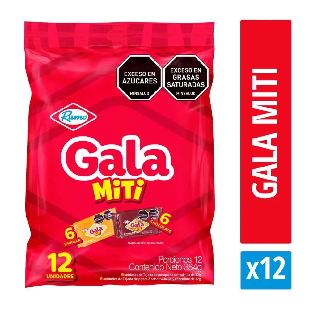 Ramo Gala Miti surtido x12und 384g