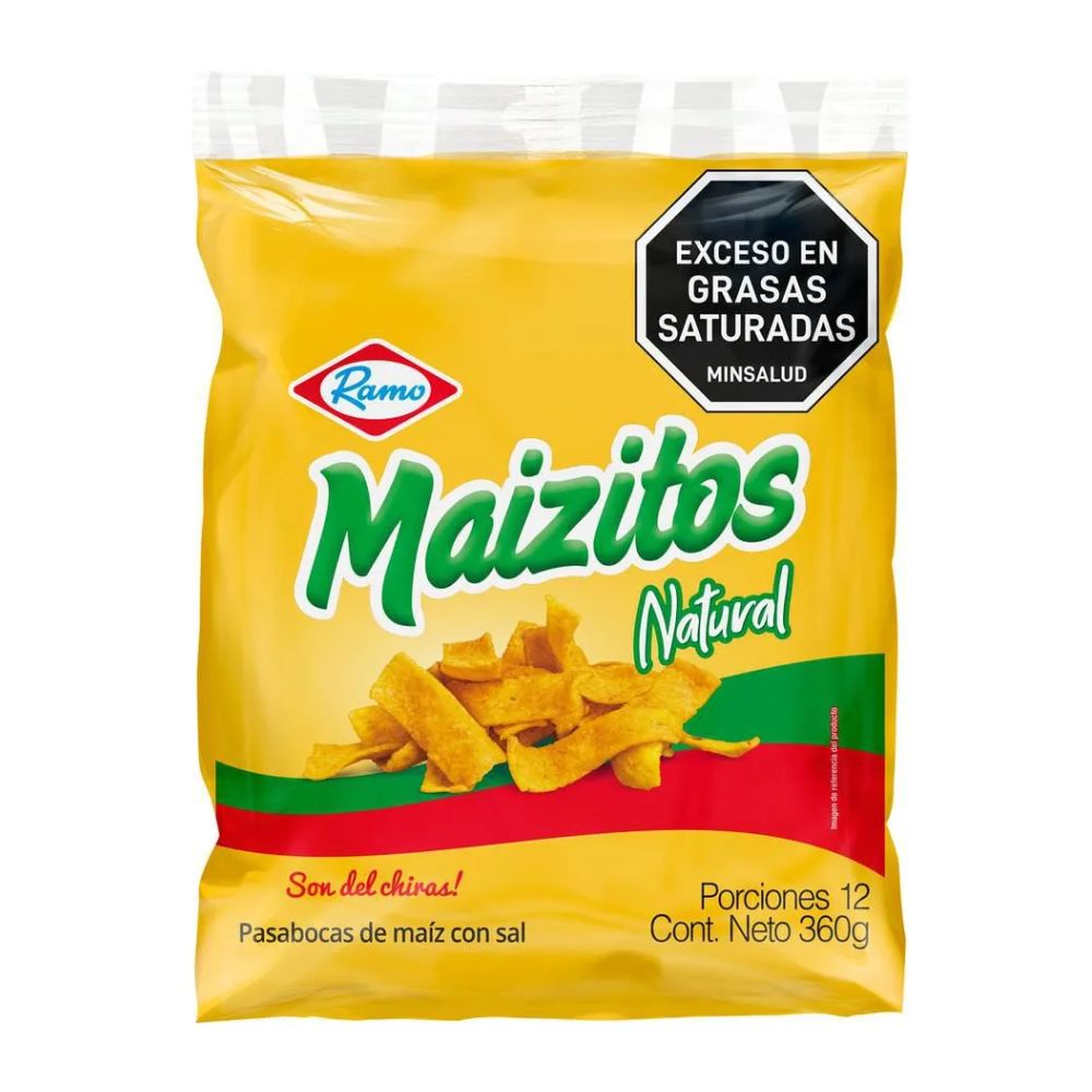 Natural Corn Bunch - 360gr 12 pack snack 
