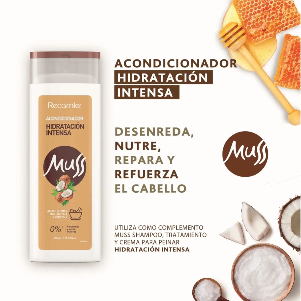 Muss Acondicionador Hidratación Intensa 400ml