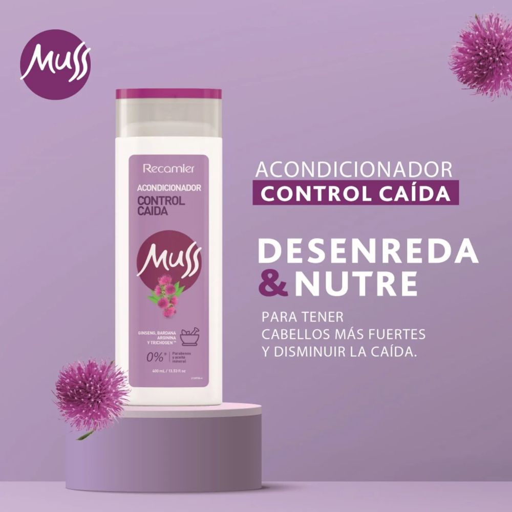 Muss Acondicionador Control Caída 400ml