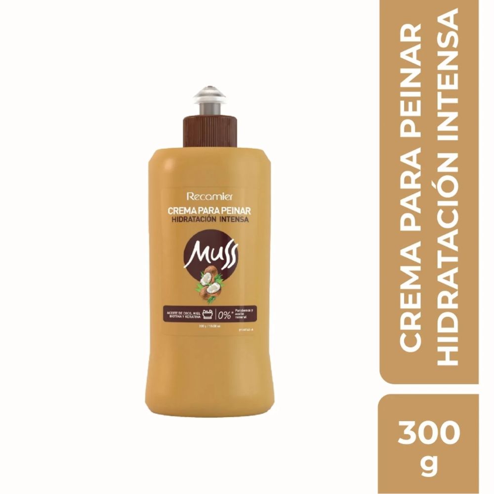 Muss Crema para Peinar Hidratación Intensa 300gr
