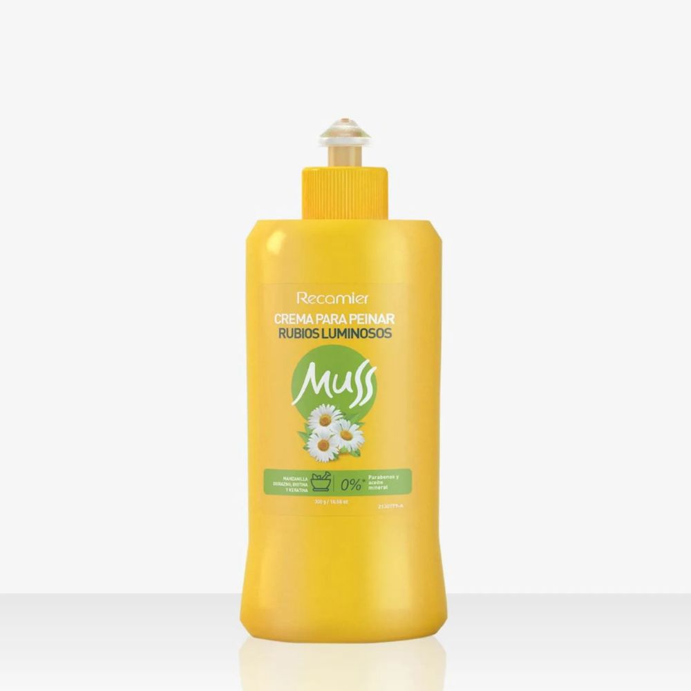 Muss Crema para Peinar Rubio Luminoso 300gr