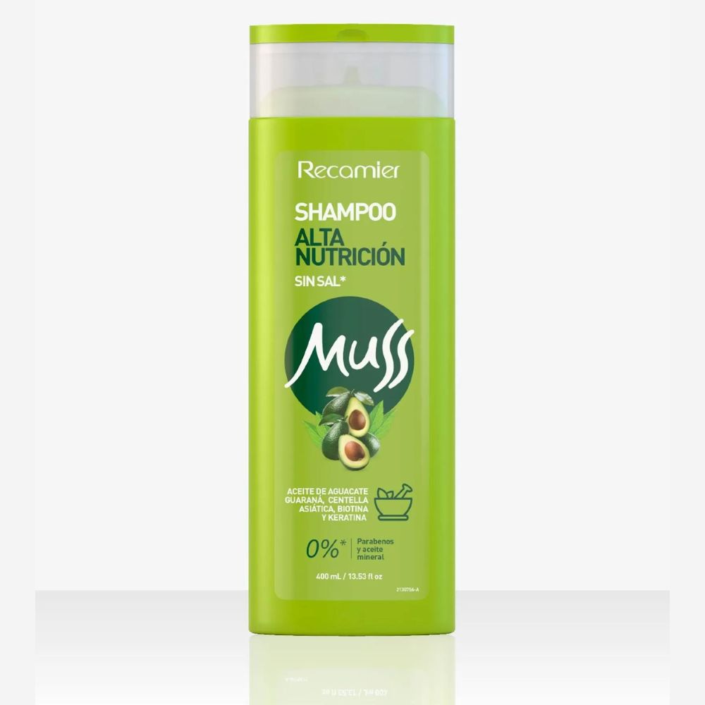 Muss Shampoo Alta Nutrición 400ml