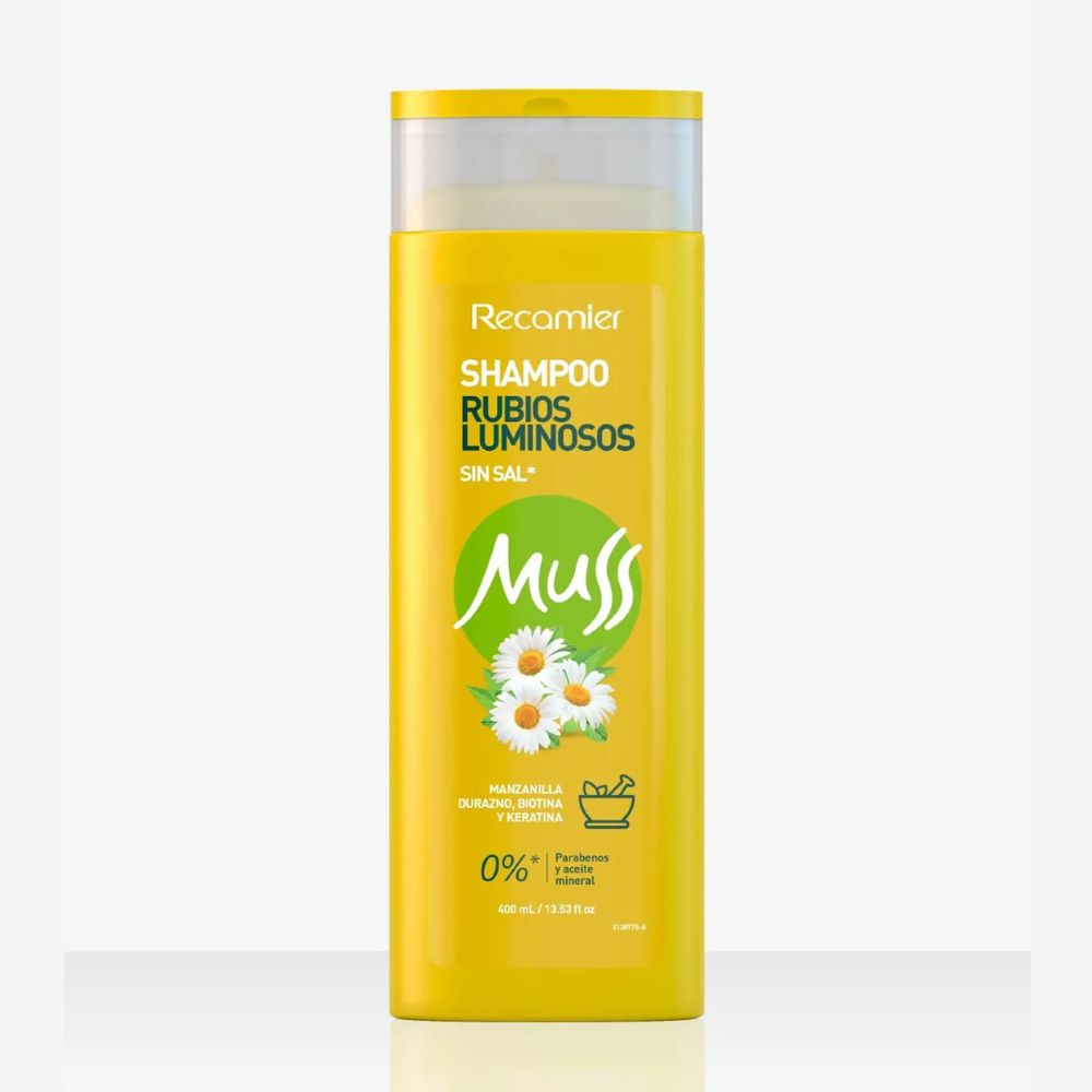 Muss Shampoo Rubio Luminoso 400ml
