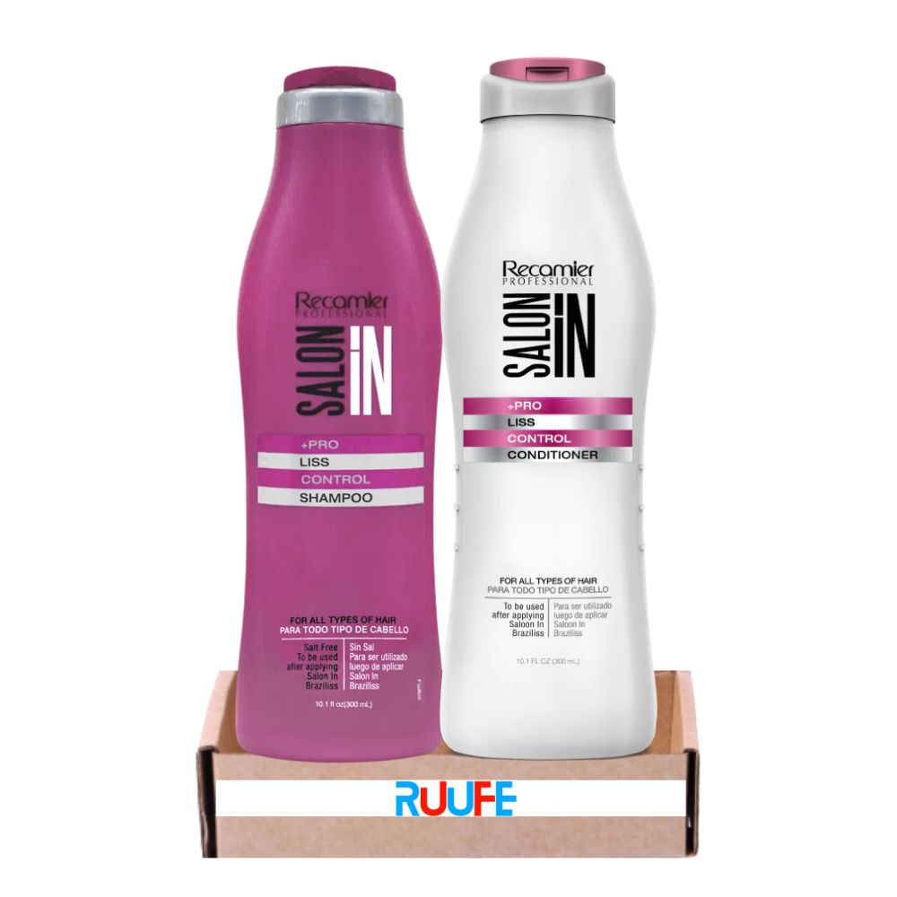 Recamier Salon In Shampoo y Acondicionador Liss Control (2 Pack)
