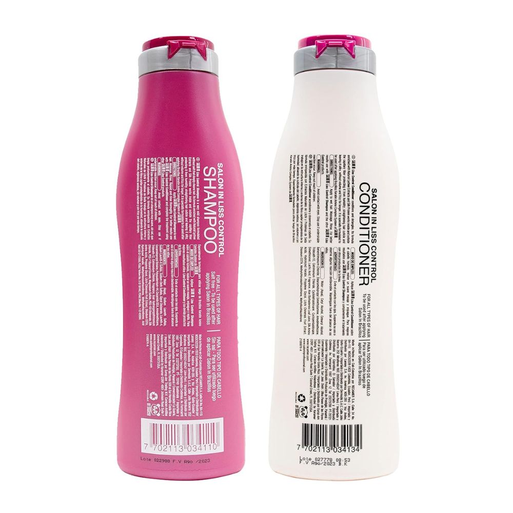 Recamier Salon In Shampoo y Acondicionador Liss Control (2 Pack)