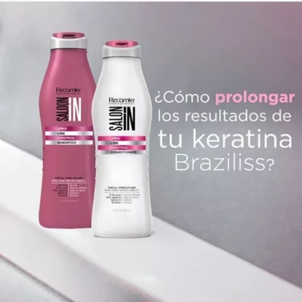 Recamier Salon In Shampoo y Acondicionador Liss Control (2 Pack)